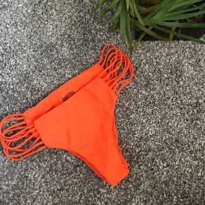 Orange Mikoh Bikini Bottoms